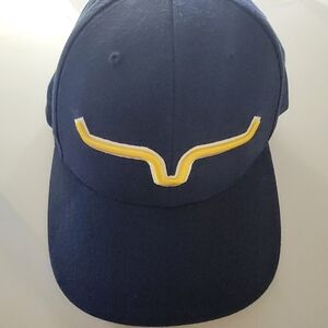 Kimes Ranch Navy and Yellow Snapback Cap